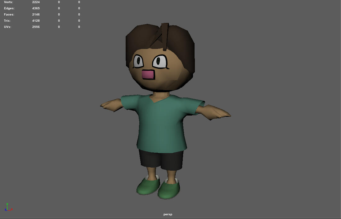 Character in Maya